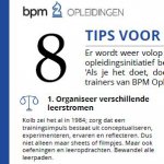  8 tips voor een top training